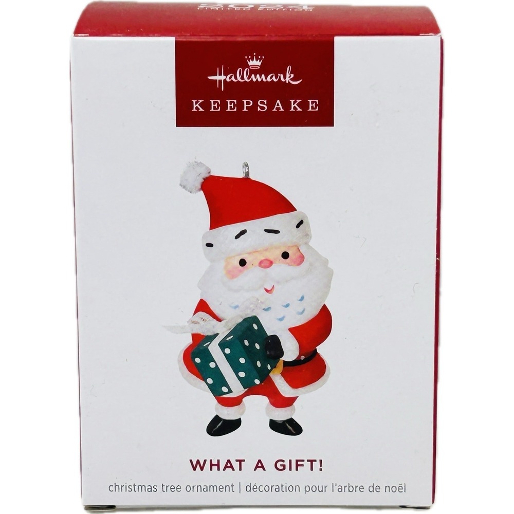 Hallmark WHAT‎ A GIFT! 2024 Keepsake Ornament Limited Edition NIB